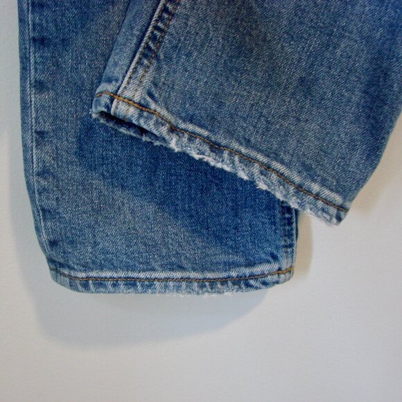 Aritzia Denim Forum Blue Straight Leg Jeans - Picture 9 of 16